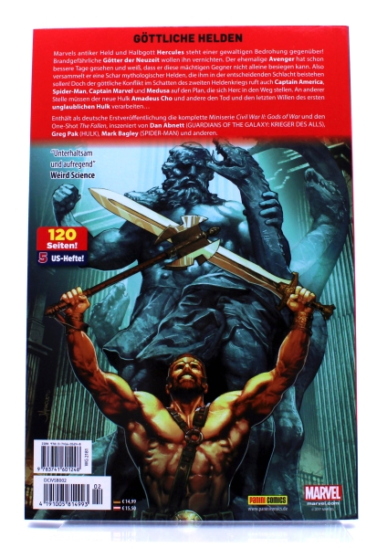 Civil War II Comic Sonderband Nr. 2: Krieg der Götter von Panini